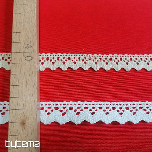 Pamučna čipka 75260 22mm bijela