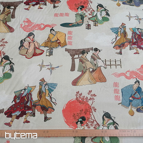 Dekorativna tkanina JAPAN KREM