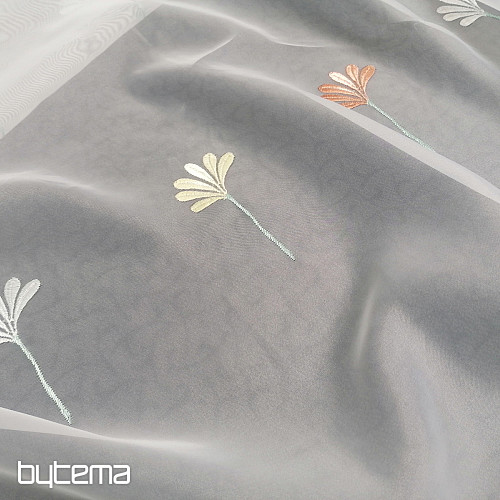 Voile luksuzna zavjesa 966/290 cvijeće