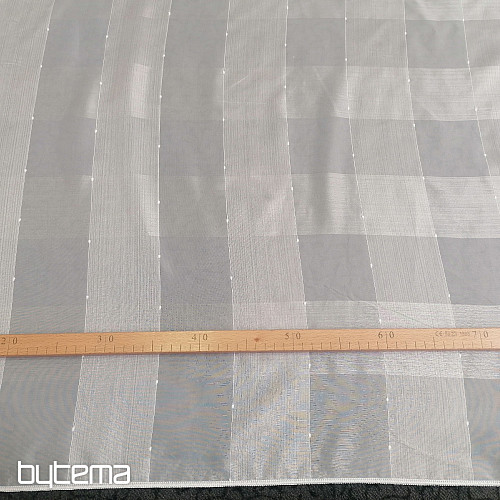 Voile zavjesa 5533 kocke bijela