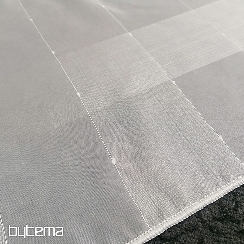 Voile zavjesa 5533 kocke bijela