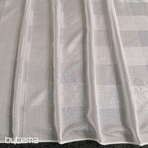 Voile zavjesa 5533 kocke bijela