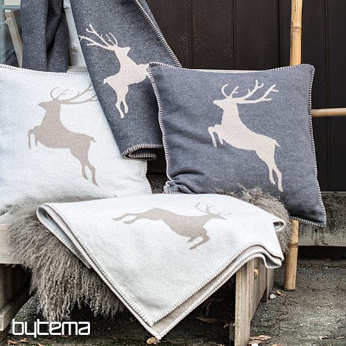 Pamučna deka DF SYLT DEER ANTHRACITE