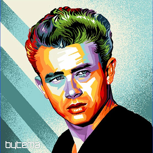 COMICS Tapiserija James Dean Navlaka za jastuk