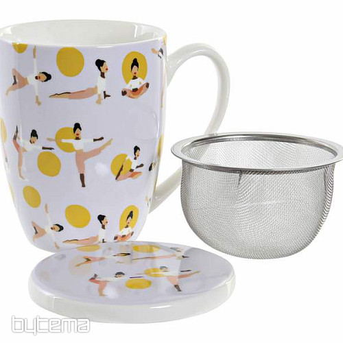 Set za čaj s cjedilom Joga 325 ml